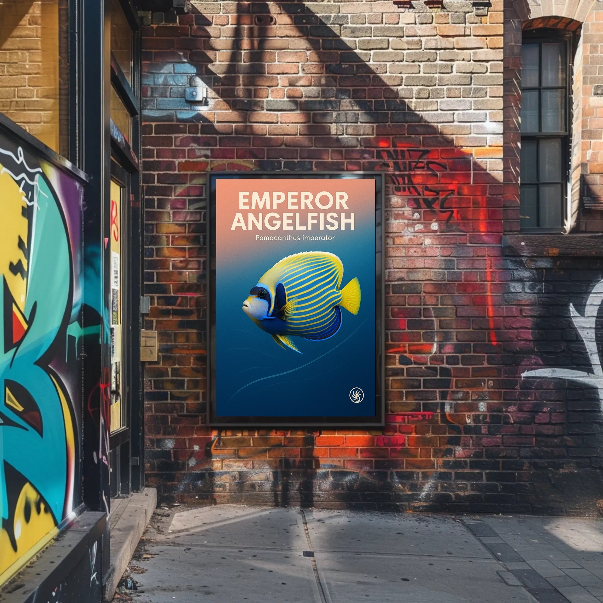 Emperor Angelfish Poster PosterGoat