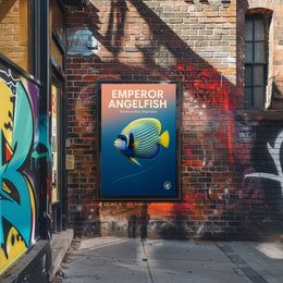 Emperor Angelfish Poster PosterGoat