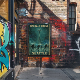 Emerald Frost In Seattle Poster