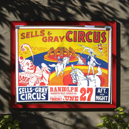 Sells & Gray Circus Extravaganza Poster