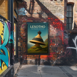 Lesotho The Kingdom In The Sky Poster