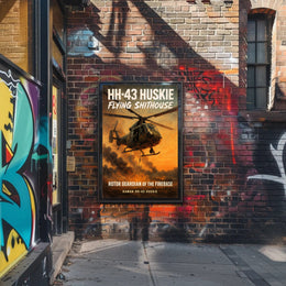 HH-43 Huskie Rotor Guardian of the Firebase Poster PosterGoat