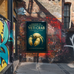 Discover the Mysteries of the Yeti Crab Poster