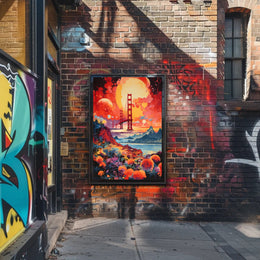 Dreamscape Of The Golden Gate Poster