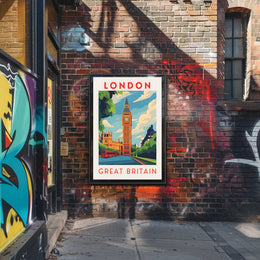 Big Ben Extravaganza: Iconic Travel Poster