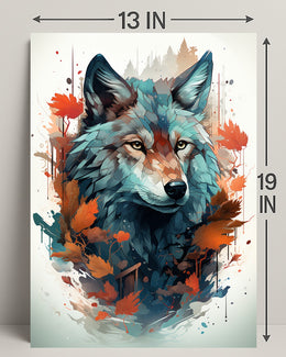 The Majestic Wolf Poster PosterGoat