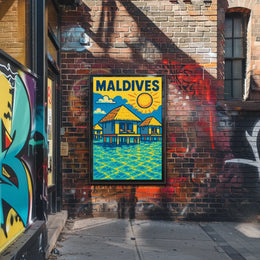 Maldives Paradise Poster
