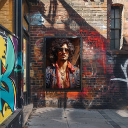 Retro Vibes A Modern Portrait Retro Poster PosterGoat