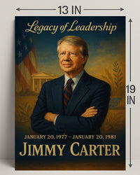 Jimmy Carter Presidential Era Wall Art Print PosterGoat