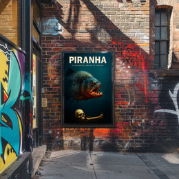 Piranha A Dangerous Breed of Terror Poster PosterGoat