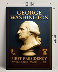 George Washington First President Poster PosterGoat