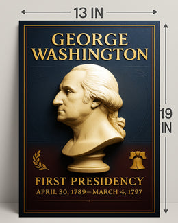 George Washington First President Poster PosterGoat