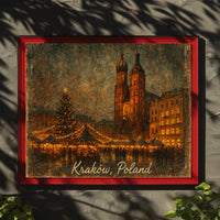 Kraków Christmas Market Poster