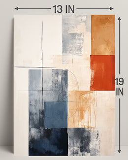 Abstract Geometric Harmony Abstract Poster