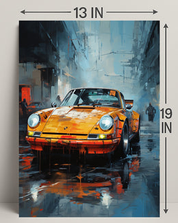 Urban Elegance Classic Car Art Poster PosterGoat