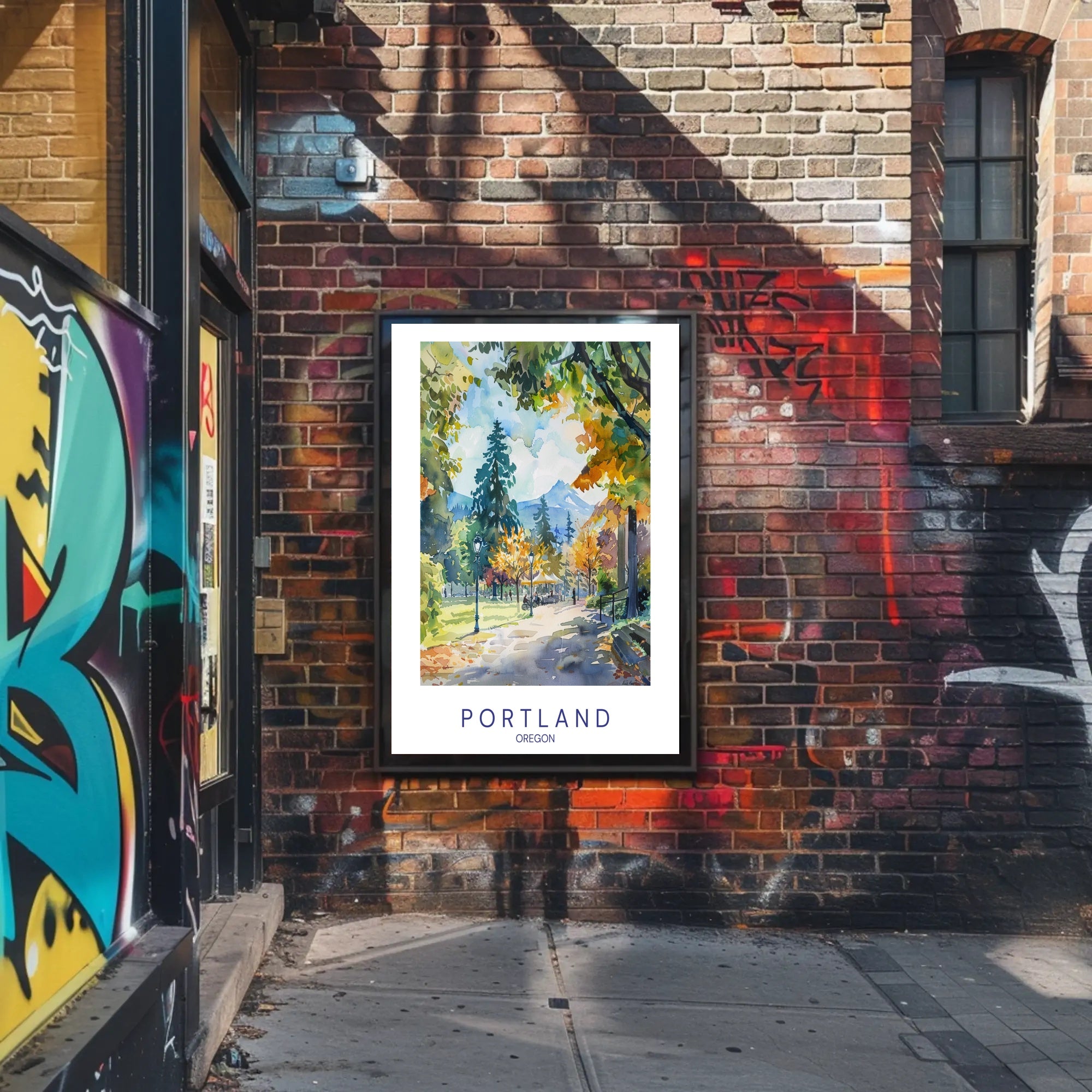Scenic Portland Poster PosterGoat