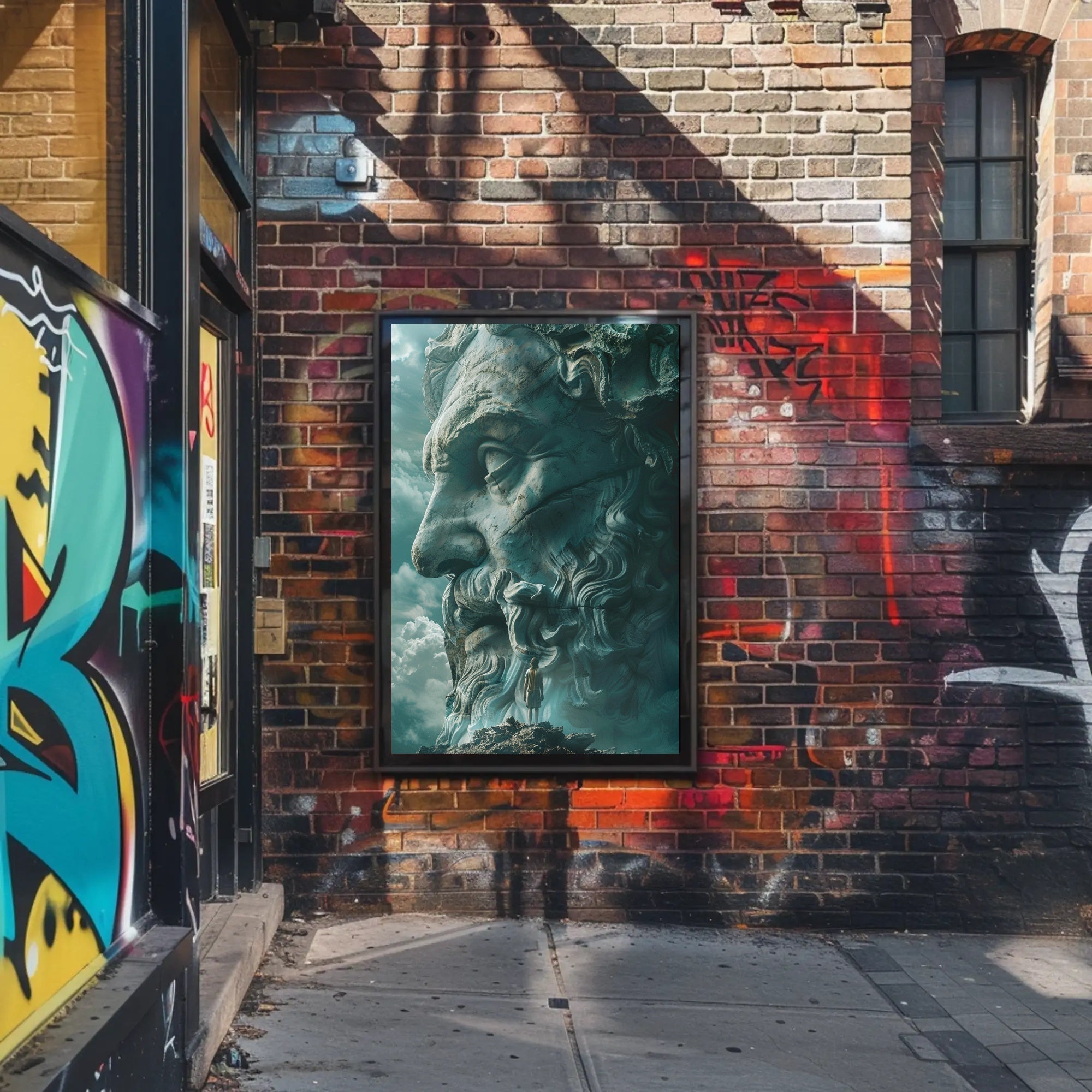 Apocalyptic Ghoul Poster: Dynamic Horror Art Print PosterGoat