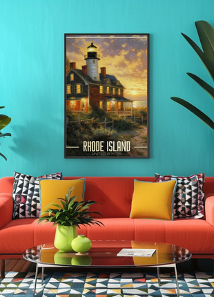 Vintage Poster - Rhode Island Point Judith United States