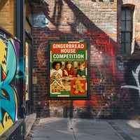 Gingerbread House Competition Poster