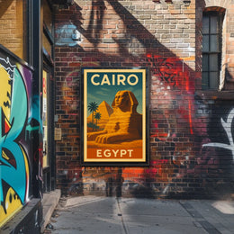 Cairo Egypt Travel Poster
