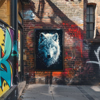 The Majestic Wolf Poster