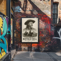 Buffalo Bill Wild West Tribute Cultural or Heritage Poster