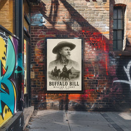 Buffalo Bill Wild West Tribute Cultural or Heritage Poster