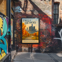 Fall in Detroit Poster