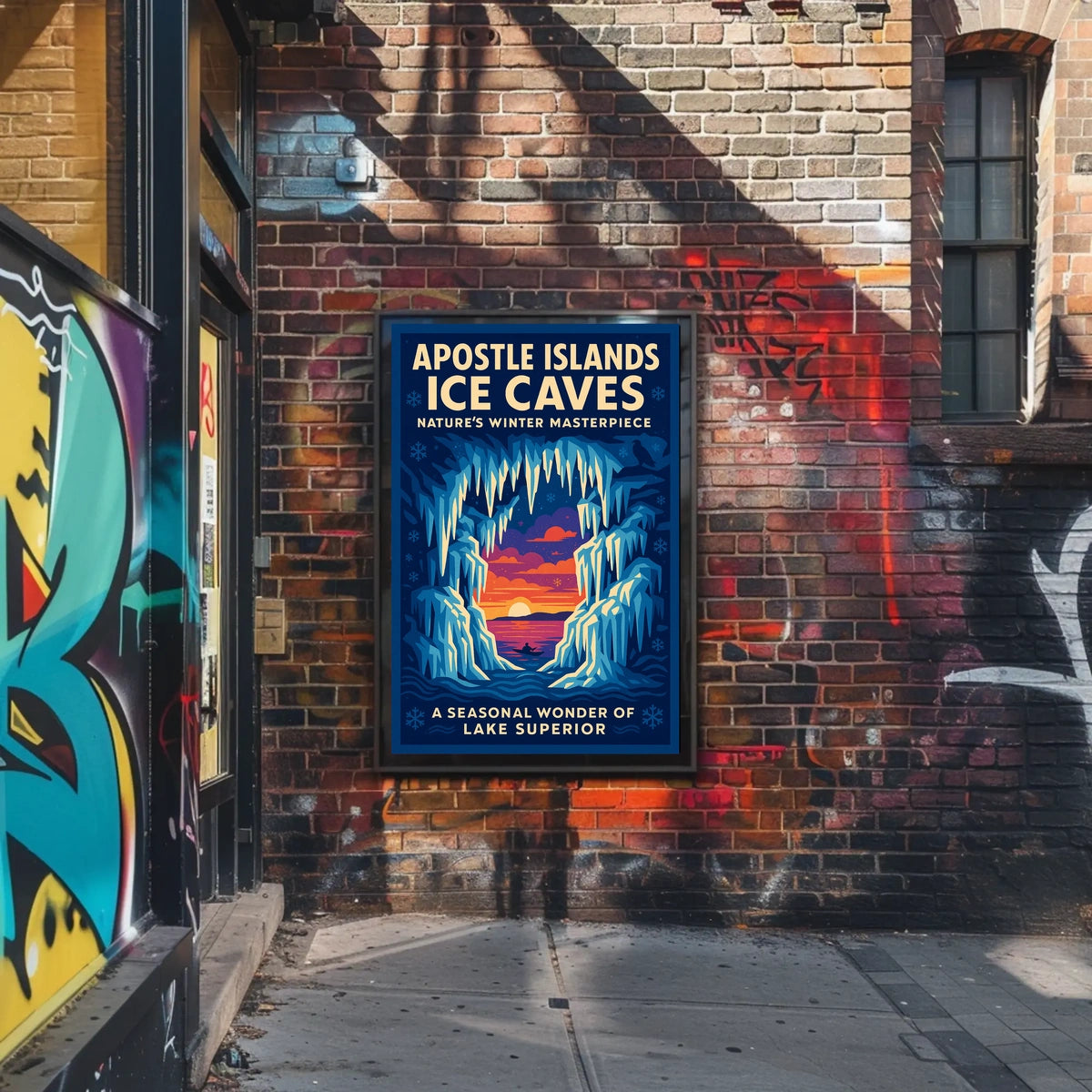 Apostle Islands Ice Caves Poster