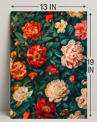 Lush Floral Elegance Art Print - Abstract or Artistic Poster