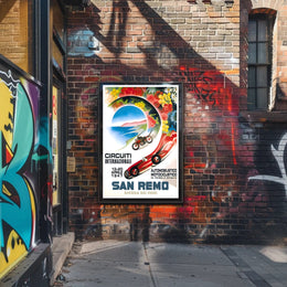 International Circuits in San Remo Poster