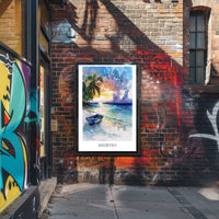 Mauritius Serene Beachscape Poster