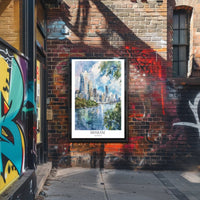 Brisbane Skyline Poster PosterGoat