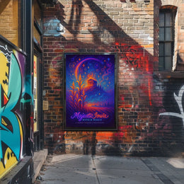 Majestic Iowa Myth Magic Poster