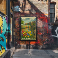 Amsterdam Bloemenmarkt Poster
