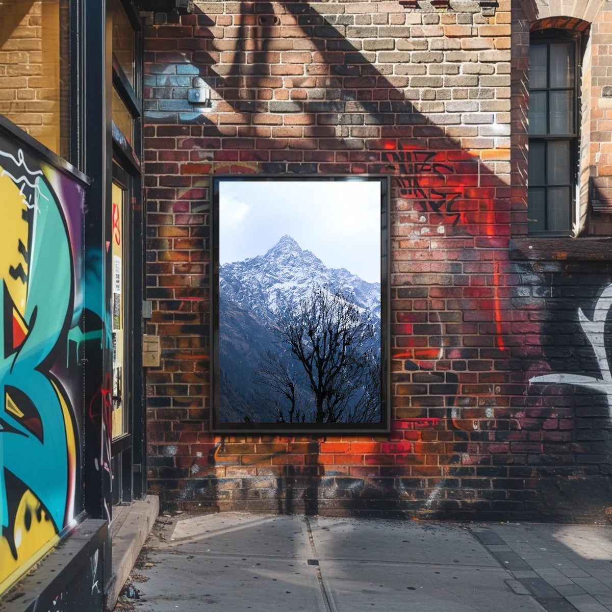 Majestic Mountain Landscape Poster