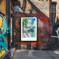 Tropical Serenity In Belize Poster