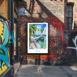 Tropical Serenity In Belize Poster
