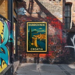 Discover Dubrovnik Poster