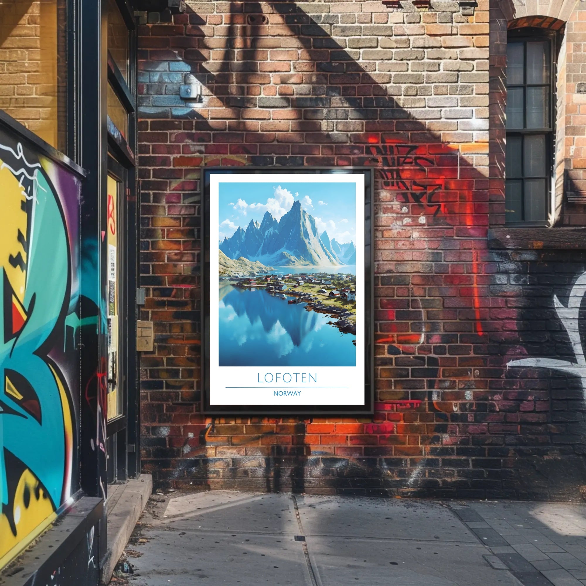 Lofoten Scenic View Poster