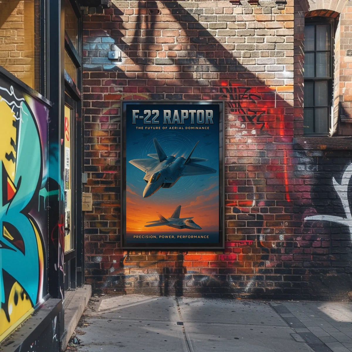 F-22 Raptor The Future Of Aerial Poster