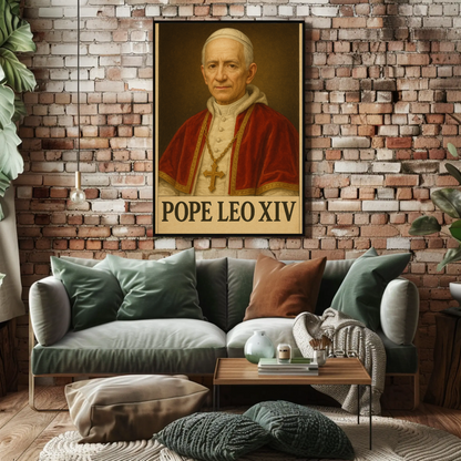 Portrait of Pope Leo XIV Portrait Poster