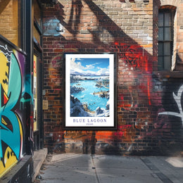 Blue Lagoon Iceland Poster