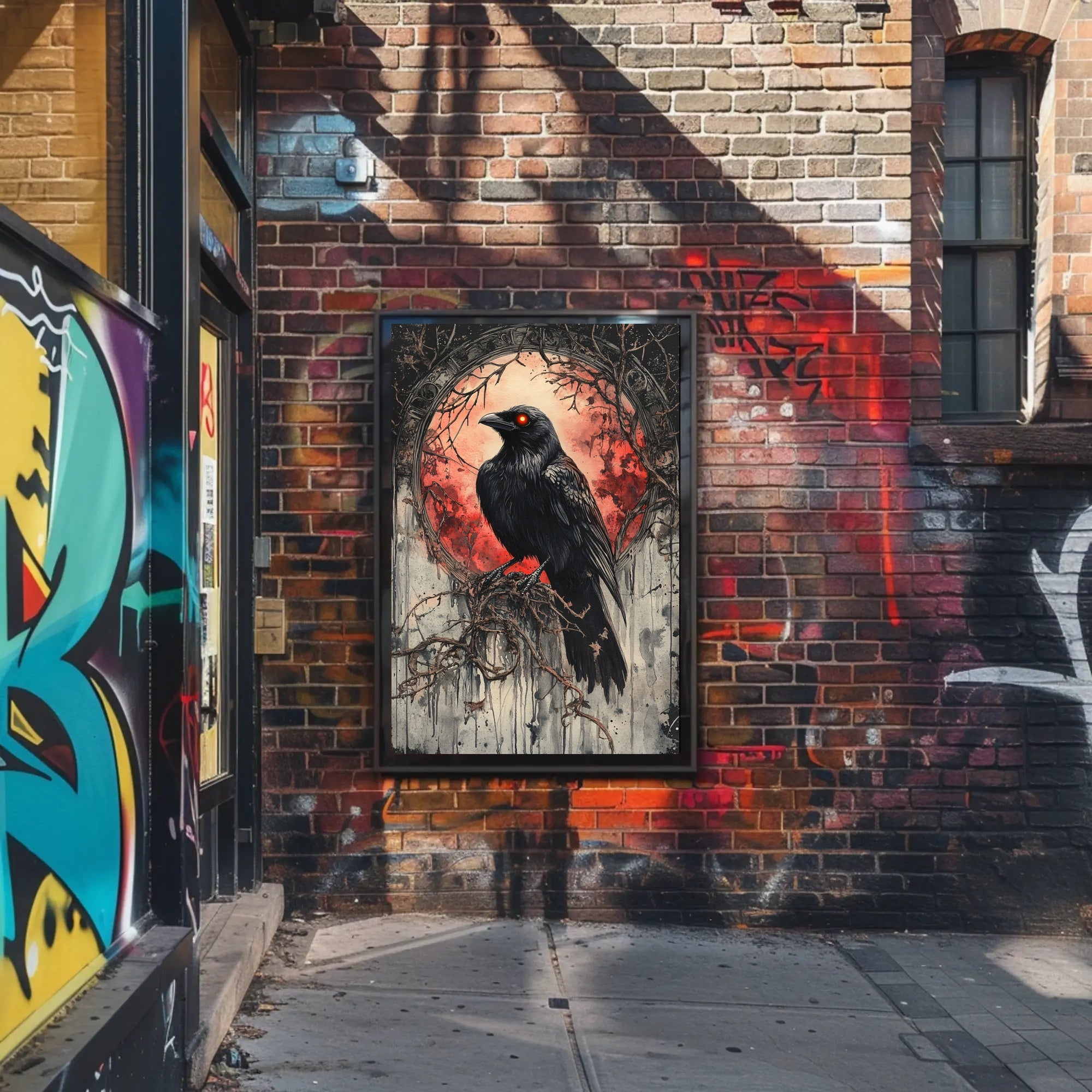 The Enigmatic Raven Poster