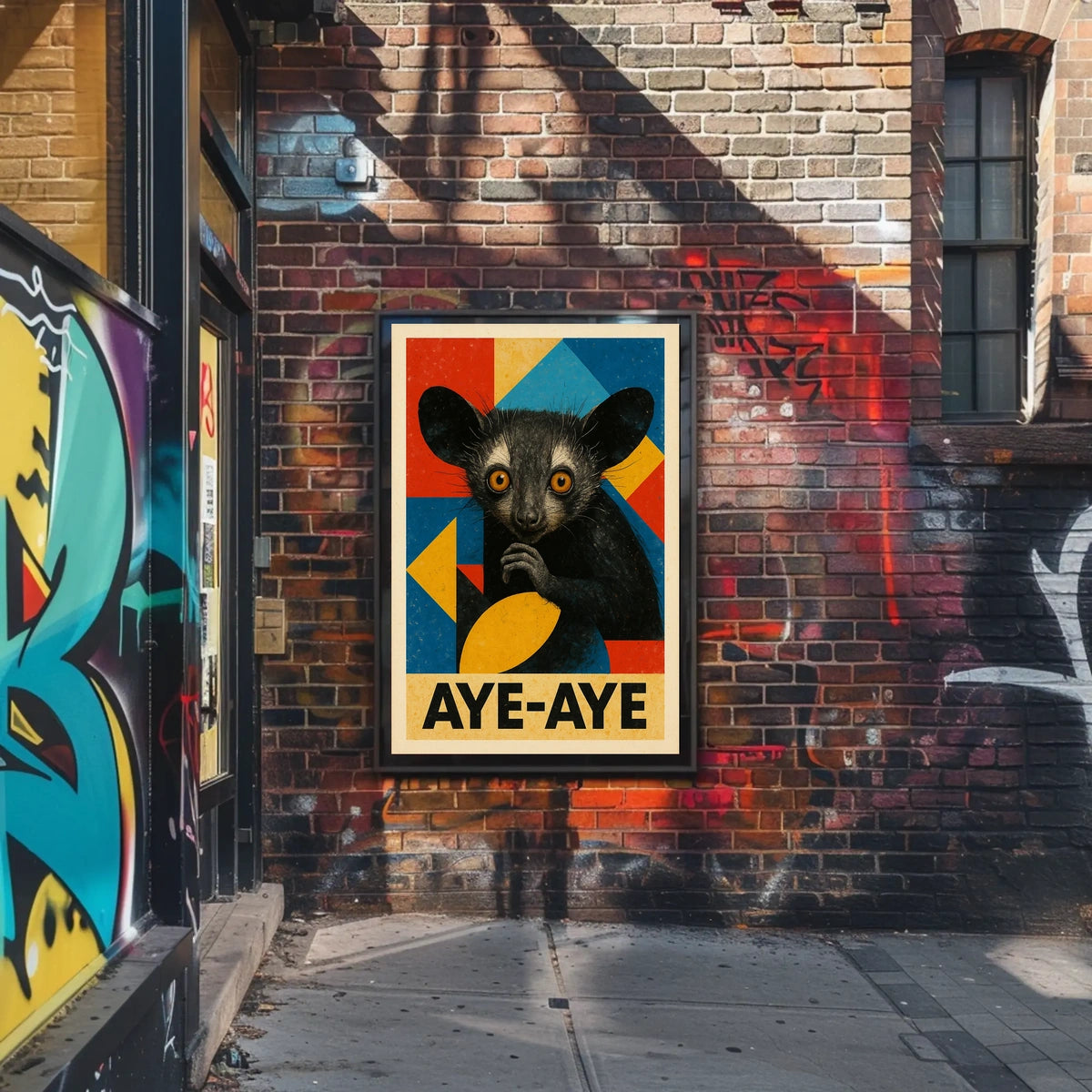 Aye-Aye Art Poster
