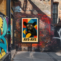 Aye-Aye Art Poster