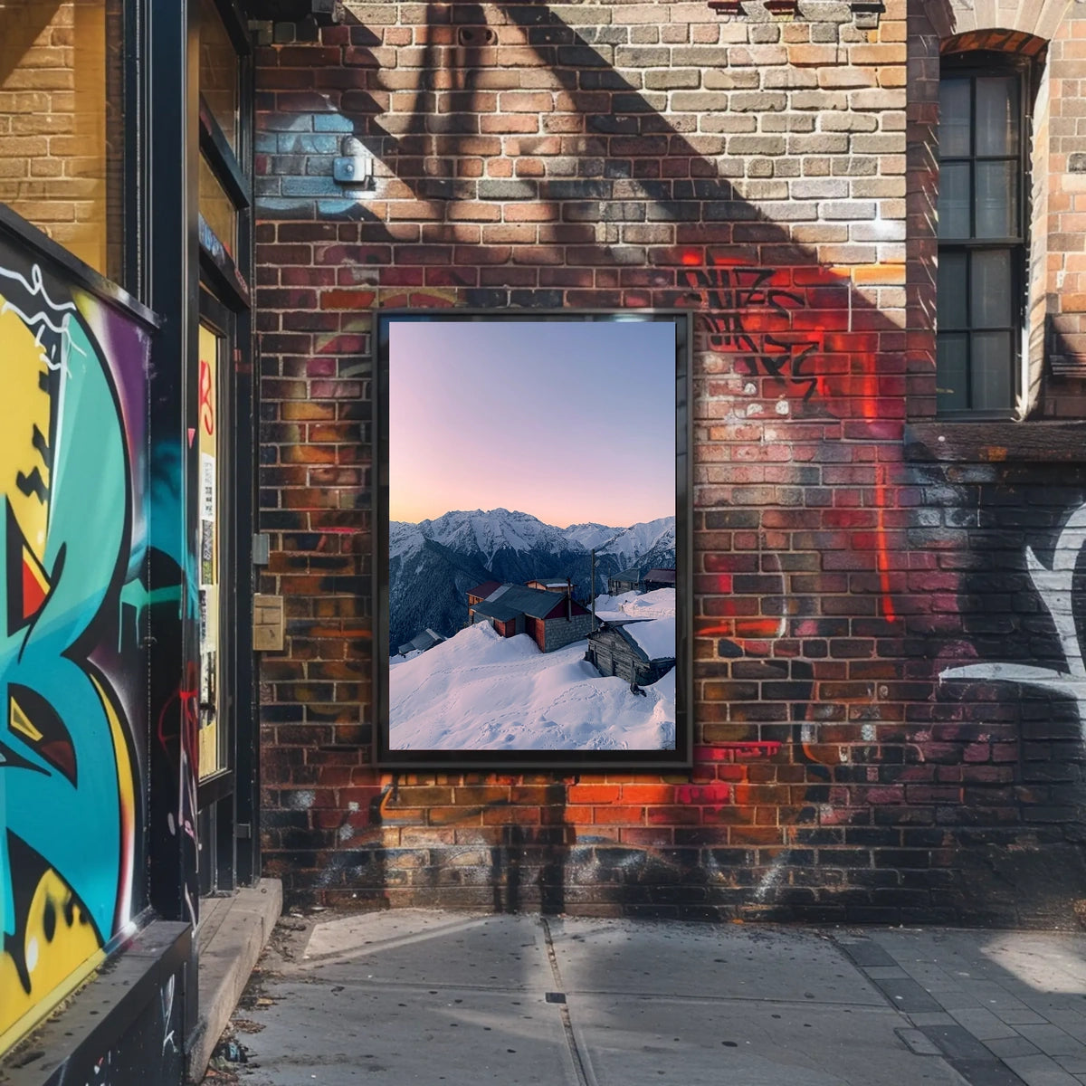 Mountain Serenity At Dusk Poster