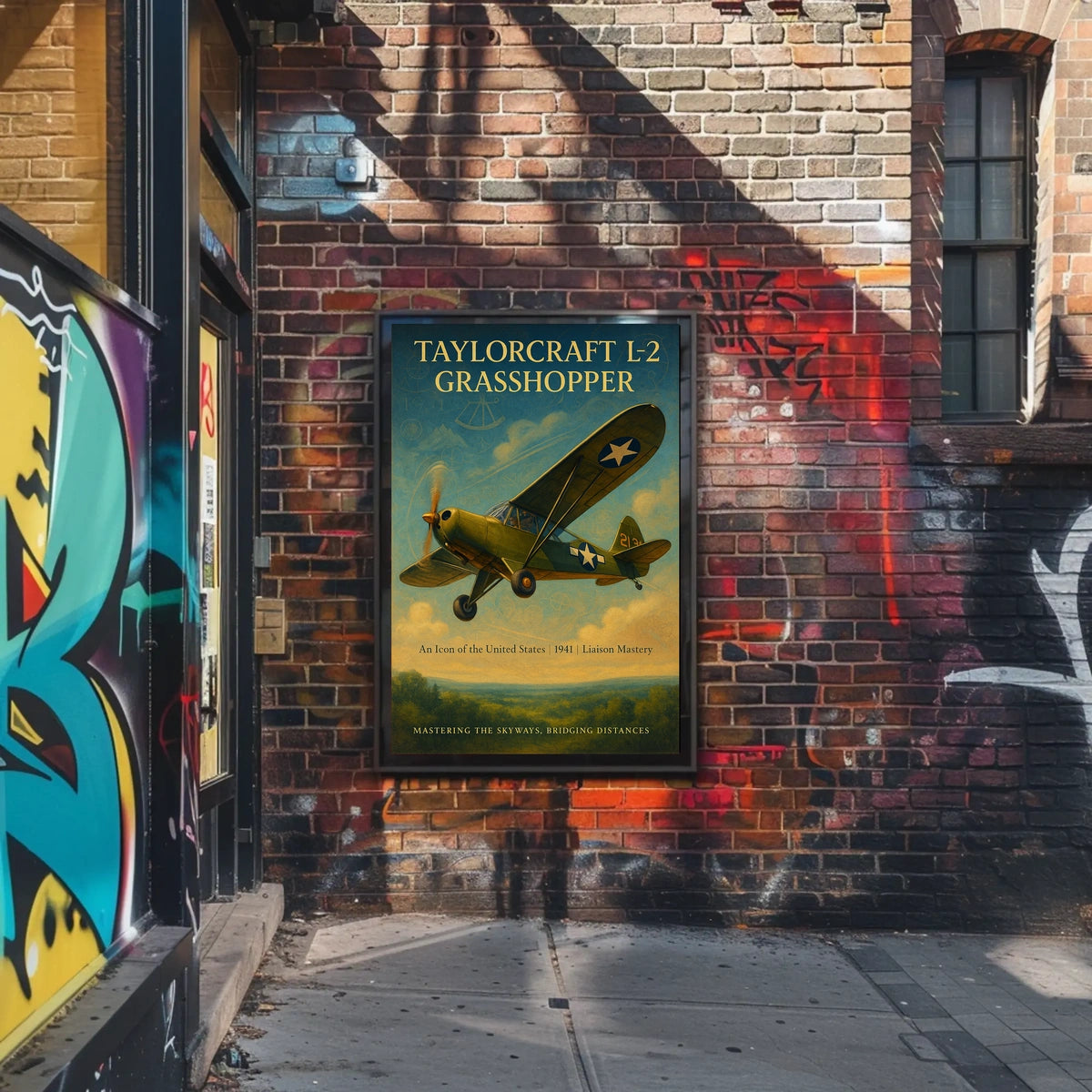 Taylorcraft L-2 Grasshopper Poster