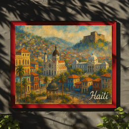 Scenic View of Haiti Poster