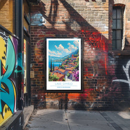 Lake Ohrid, North Macedonia Poster